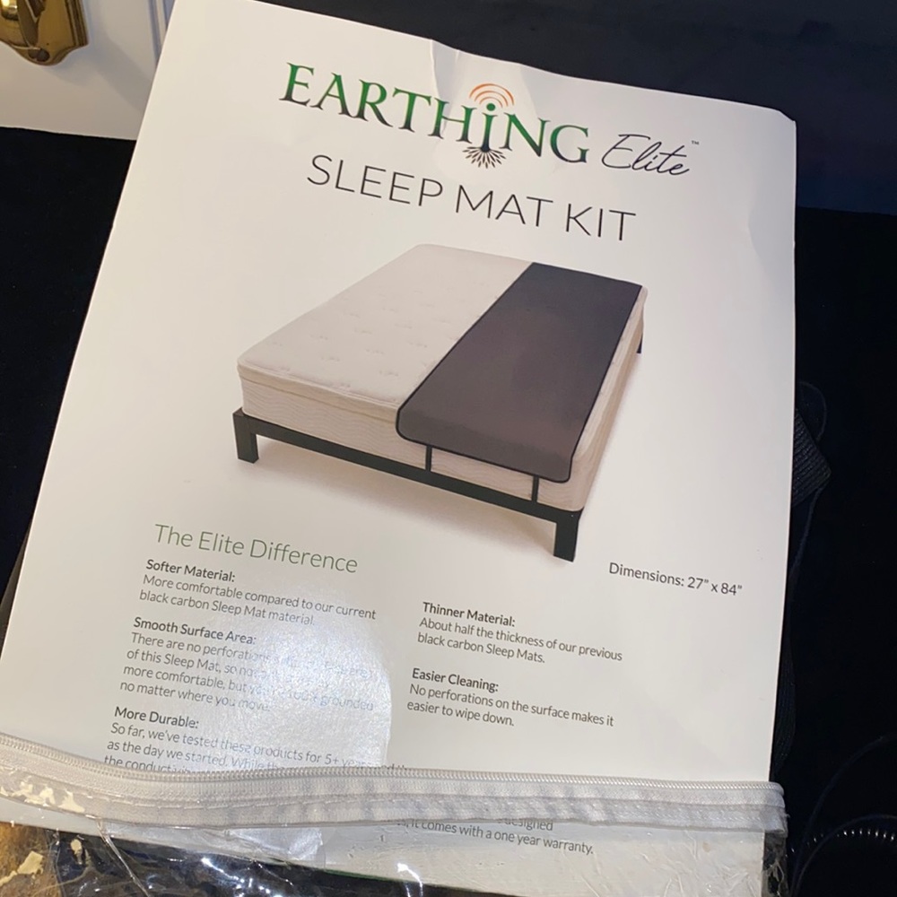 Earthing Elite Sleep Mat NEW Outlet Tester Adapter Original Package